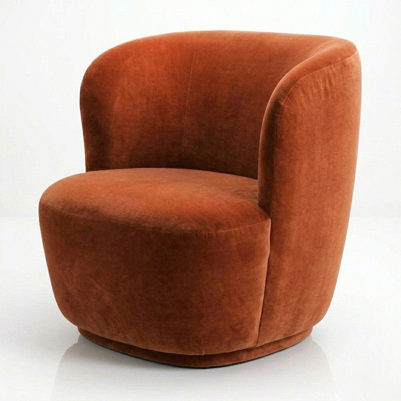 Royal | Swedish Wood Relax Chair with Leather-Alternative Upholstery – Cashmere – 80×82×78 cm Chairs| Royal Furniture