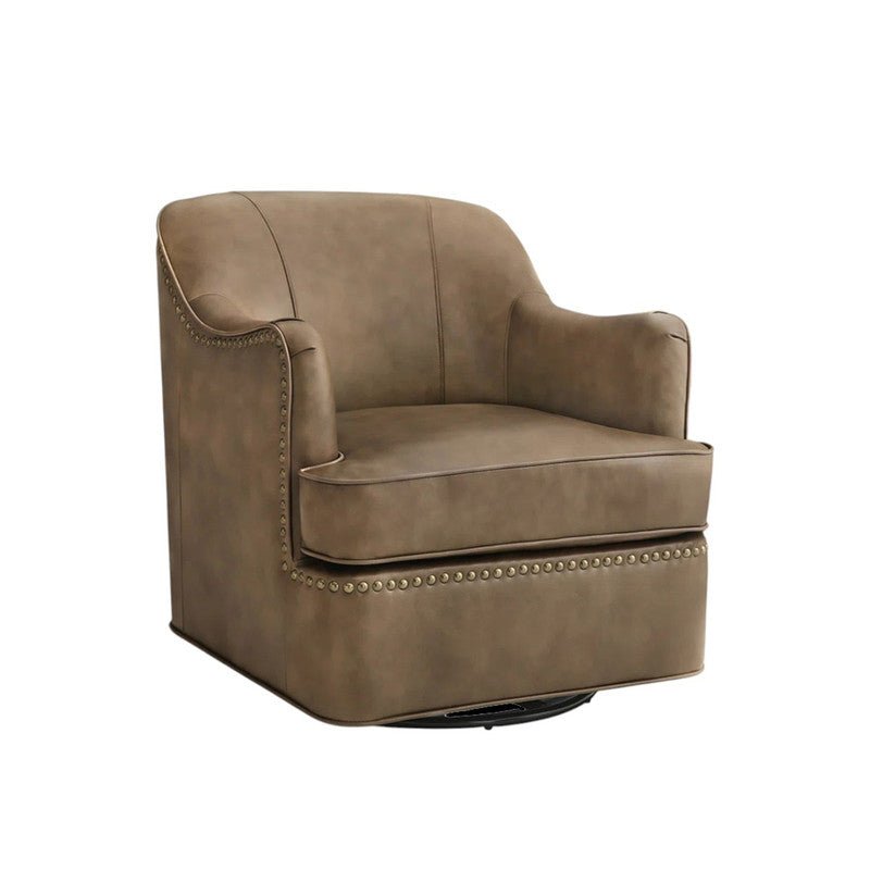 Royal | Urban Relax Lounge Chair with Premium Brown Leather Upholstery – 80×71×81 cm Chairs| Royal Furniture