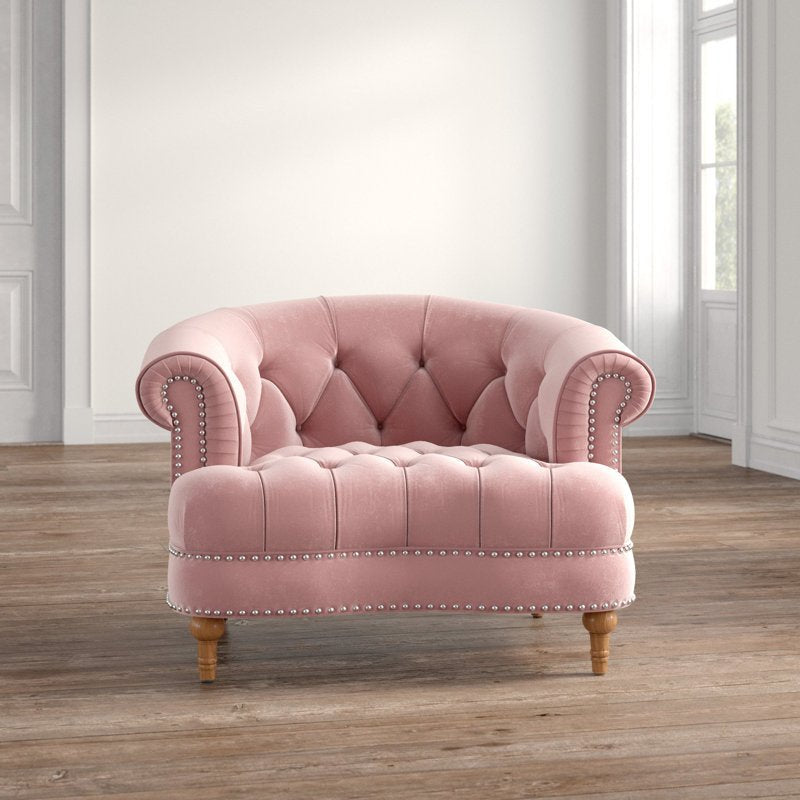 Royal | Velvet Veil Lounge Chair Velvet & Swedish Wood - 85×85×83 cm Chairs| Royal Furniture