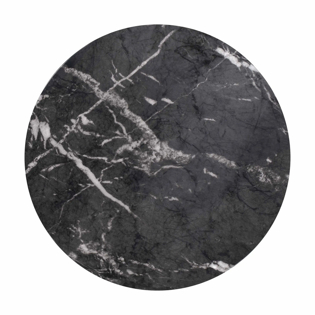 Rue Black Marble Side Table Accent & End Tables| TOV