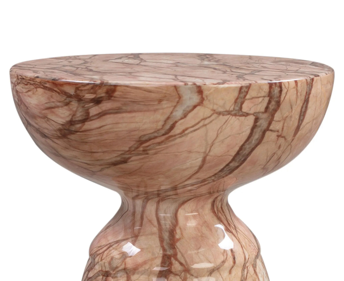 Rue Sunset Marble Side Table Accent & End Tables| TOV