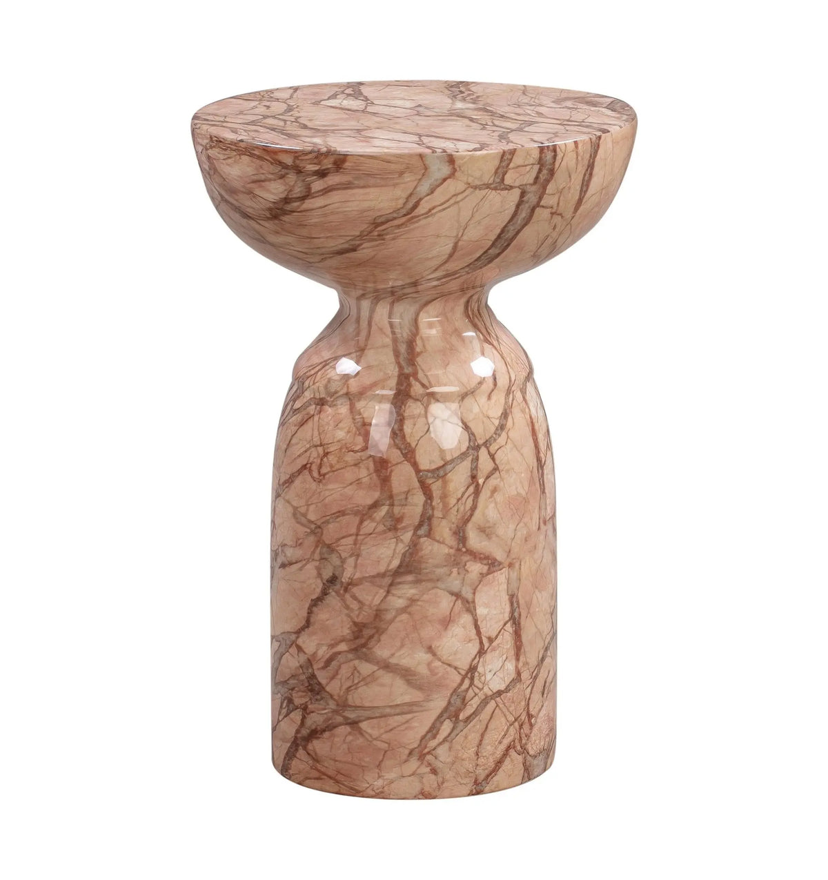 Rue Sunset Marble Side Table Accent & End Tables| TOV