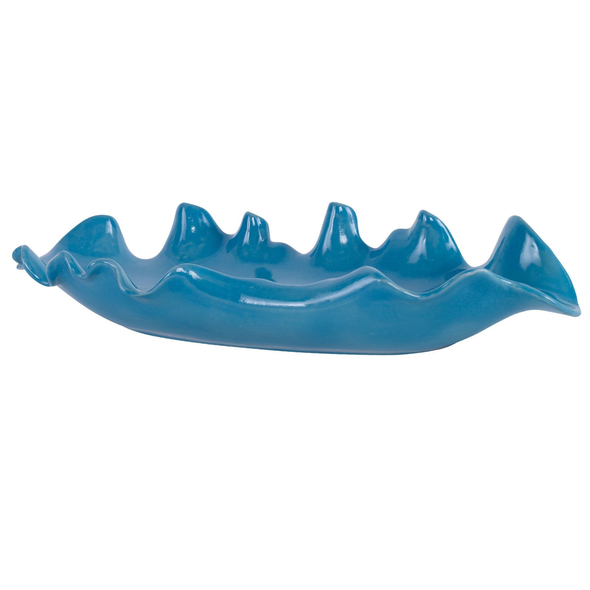 Ruffled Feathers Bowl, Blue Table Decors| Uttermost