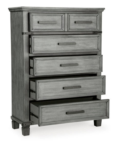 Russelyn Five Drawer Chest - Al Rugaib Furniture