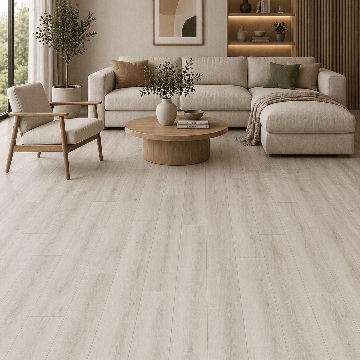Rustic Oak Light Grey Glue down Carpet Tile Box-0 Tiles Per Tiles| Tarkett
