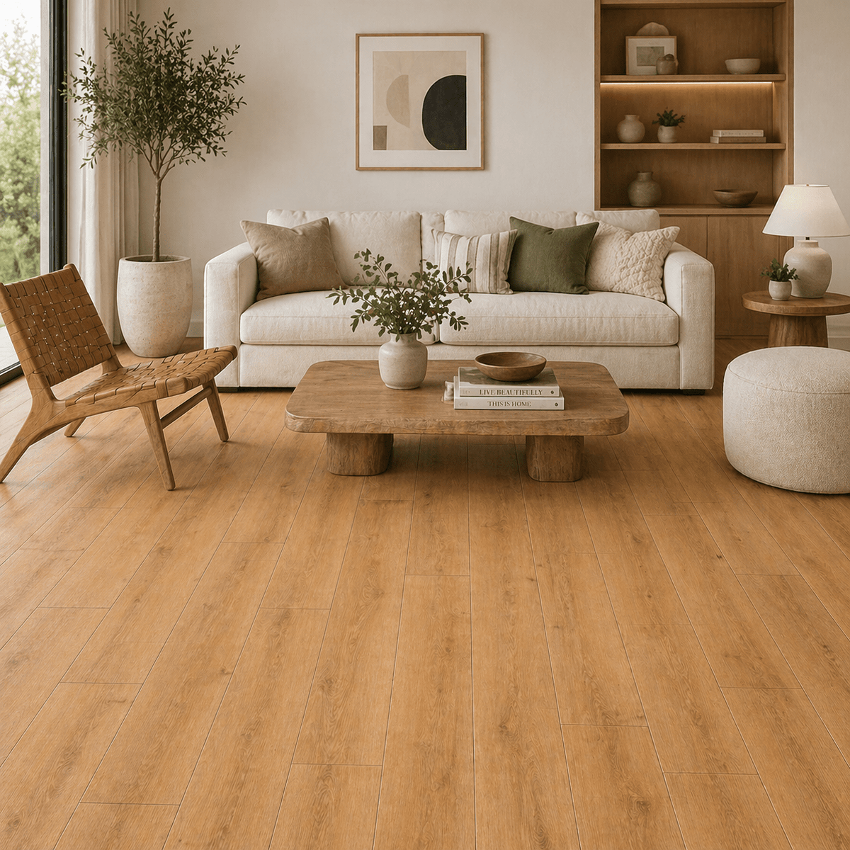 Rustic Oak Warm Natural Glue down Carpet Tile Box-0 Tiles Pe Tiles| Tarkett