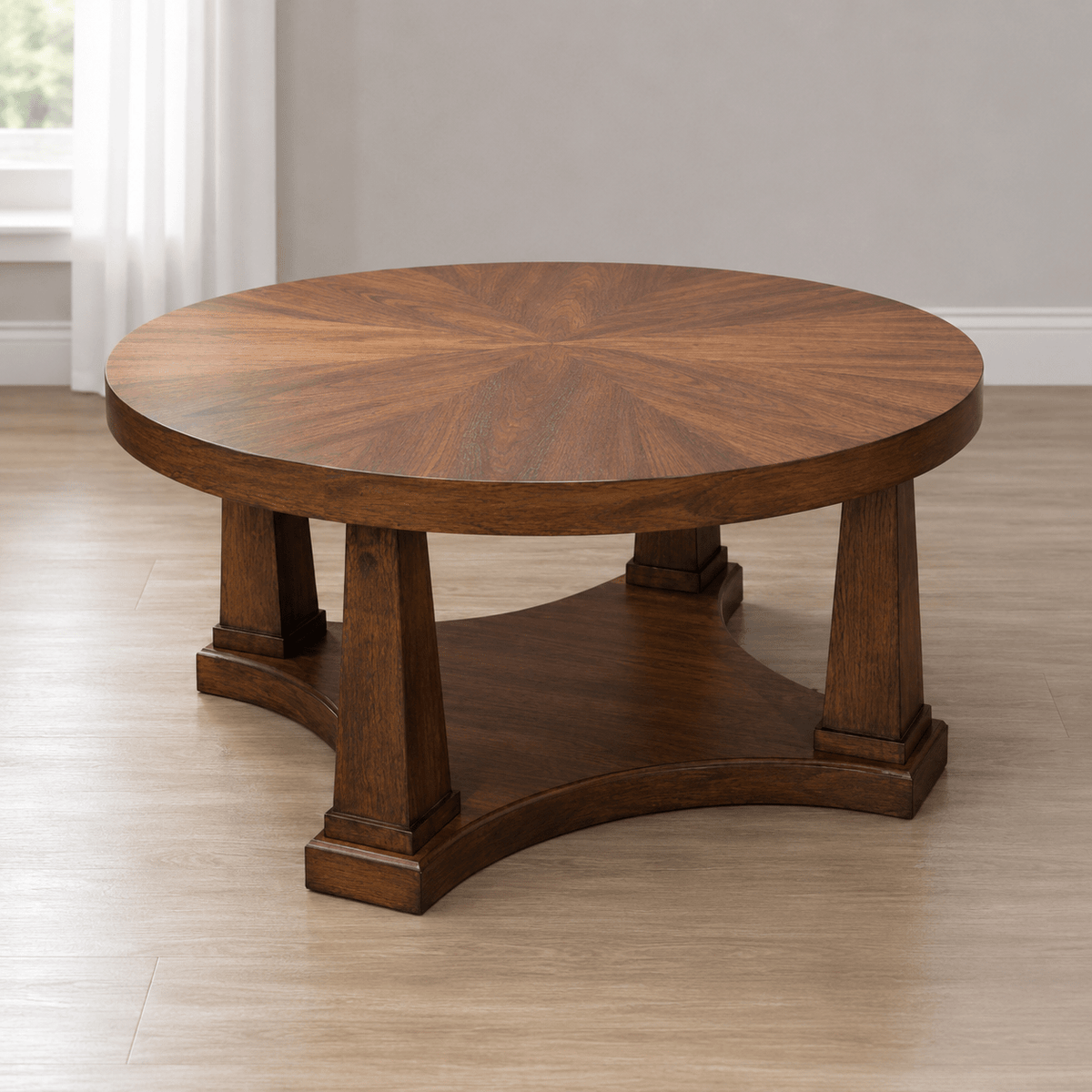 Rustic Plains Round Cocktail Table Coffee Tables| Ashley Homestore