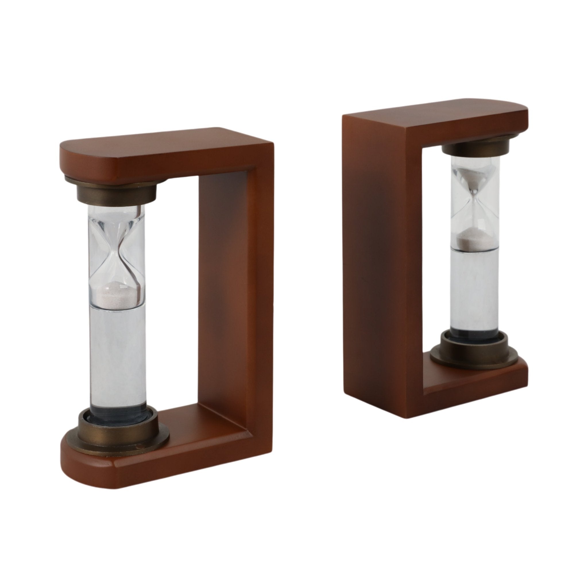 S/2 10" Levine Hourglass Bookends Table Decors| Sagebrook Home