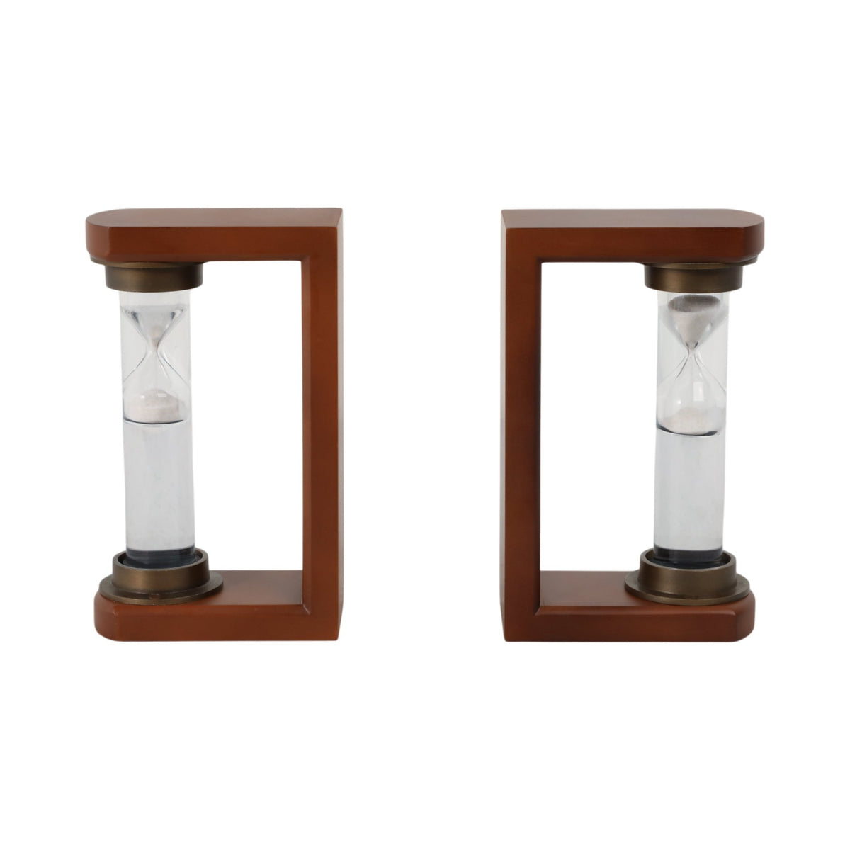 S/2 10" Levine Hourglass Bookends Table Decors| Sagebrook Home