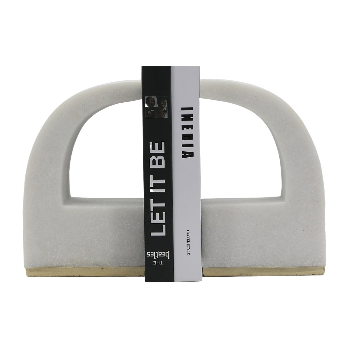 S/2 10" QUOTE BOOKENDS, WHITE Table Decors| Sagebrook Home
