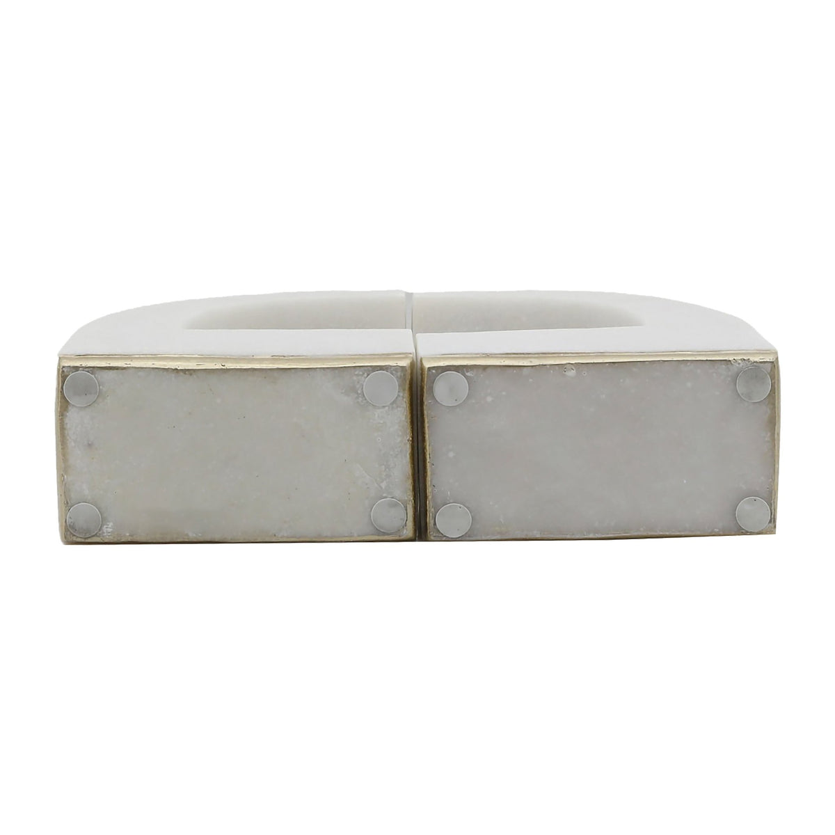S/2 10" QUOTE BOOKENDS, WHITE Table Decors| Sagebrook Home
