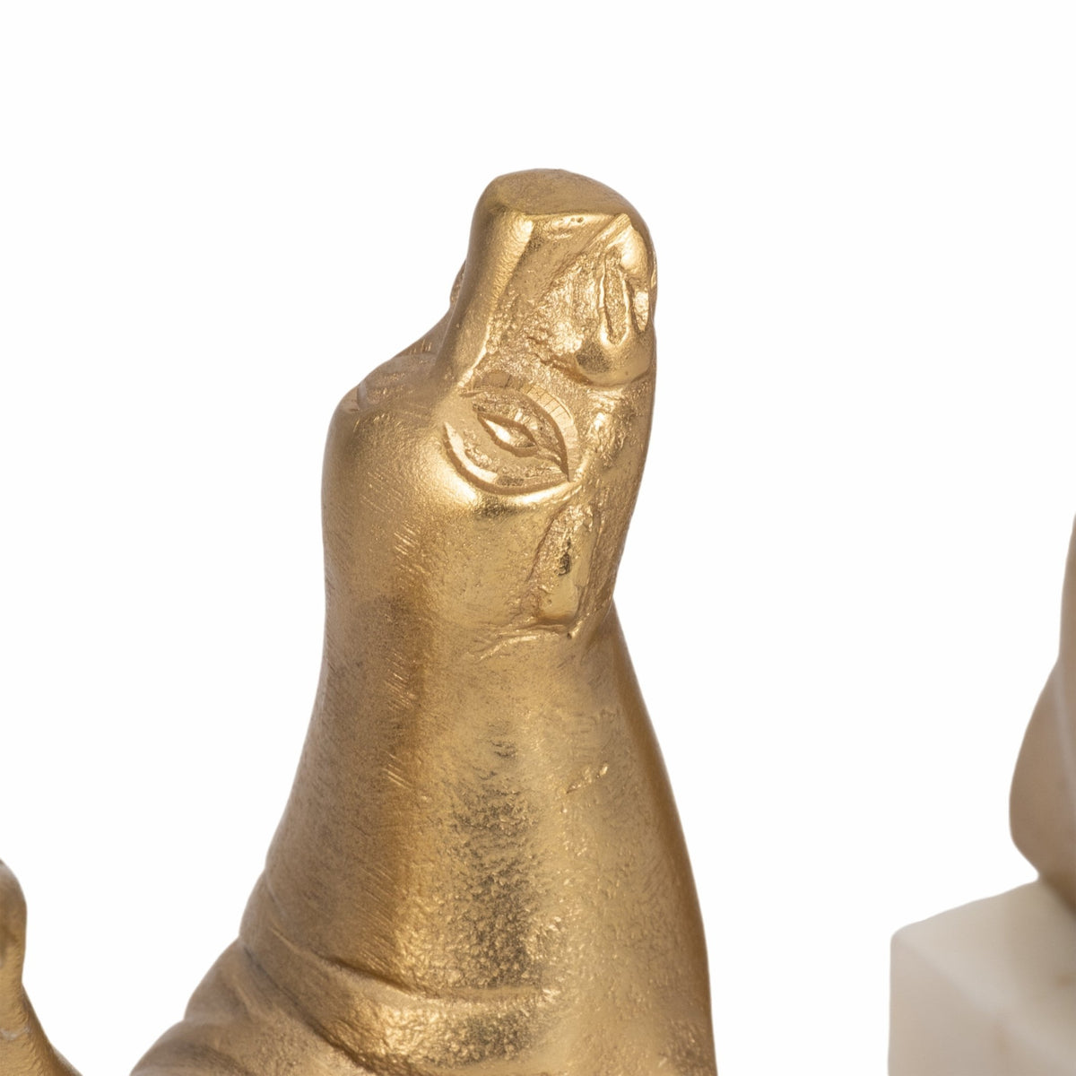S/2 10" Sea Lion Bookends, Gold Table Decors| Sagebrook Home
