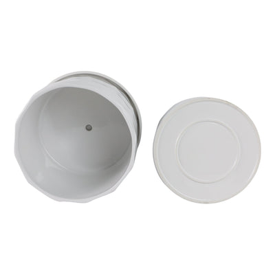 S/2 10/12" Geo Planter, White - Al Rugaib Furniture