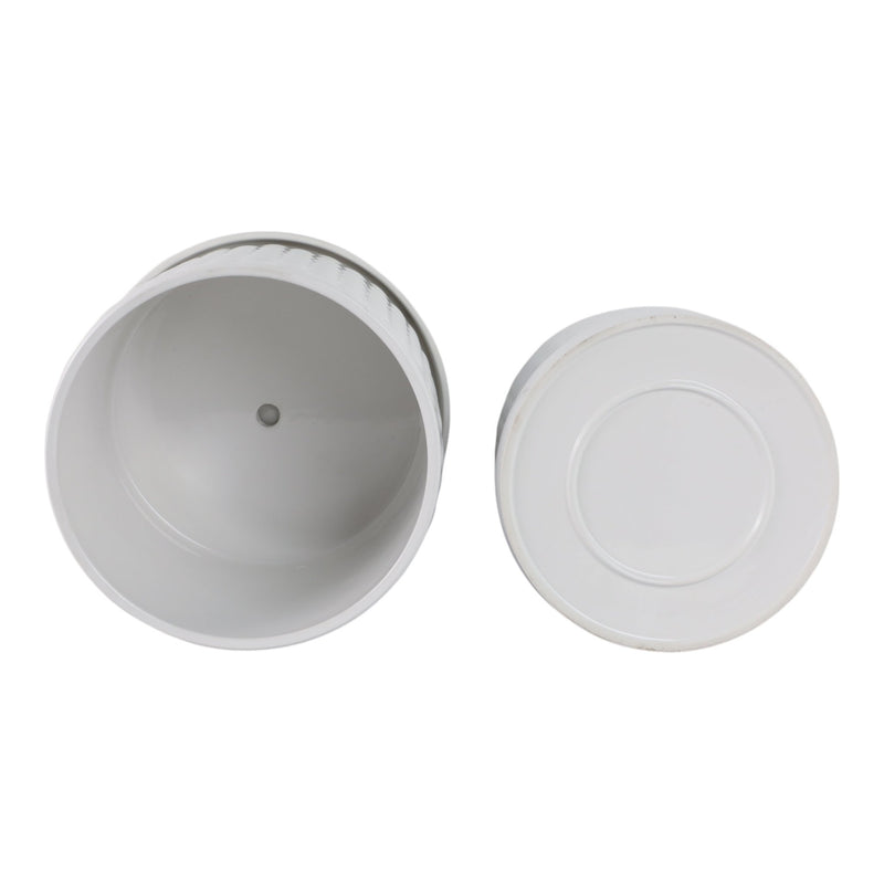 S/2 10/12" Small Bubble Planter, White - Al Rugaib Furniture