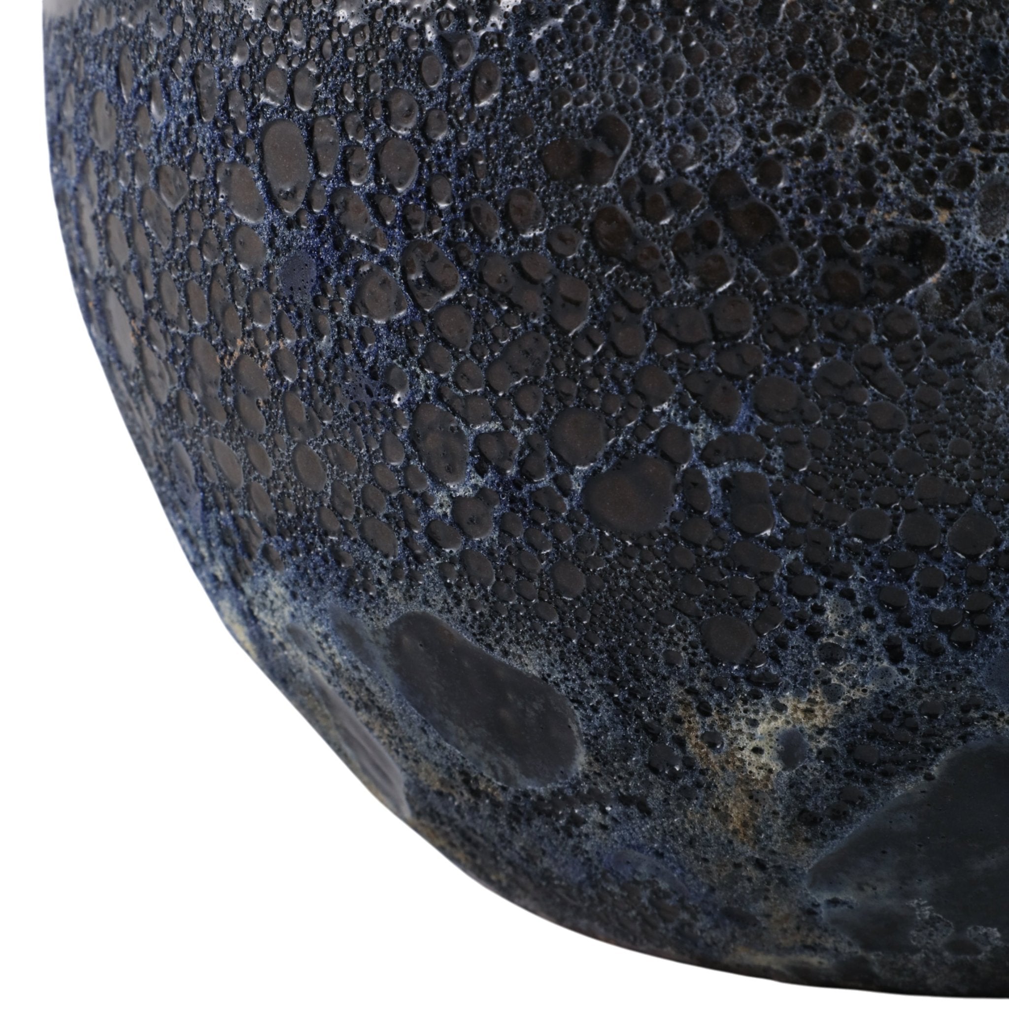 S/2 10/13" Lava Bowl Planters, Blue Planter| Sagebrook Home