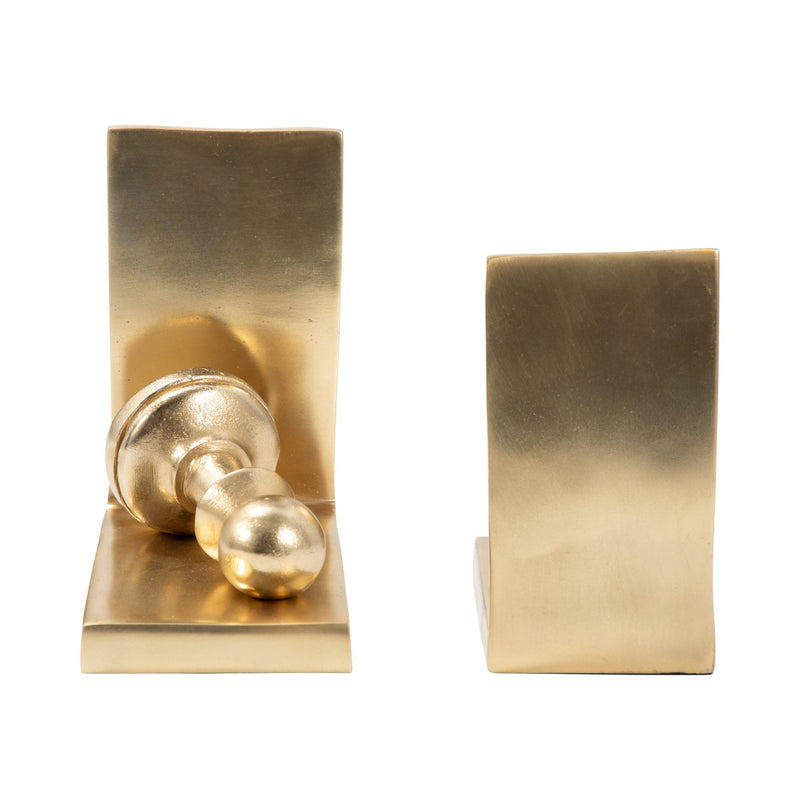S/2 11" Julian Chess Bookends - Al Rugaib Furniture