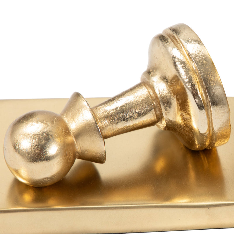 S/2 11" Julian Chess Bookends - Al Rugaib Furniture