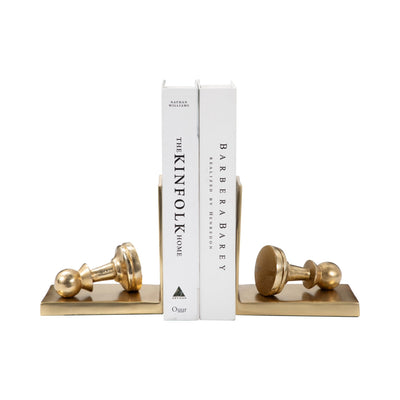 S/2 11" Julian Chess Bookends - Al Rugaib Furniture