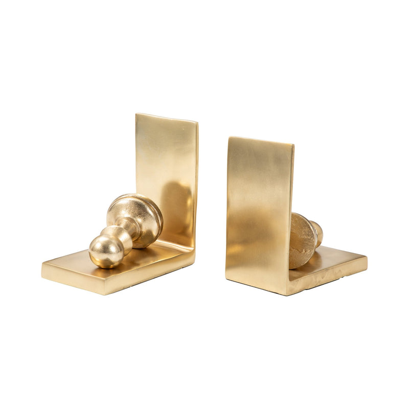S/2 11" Julian Chess Bookends - Al Rugaib Furniture