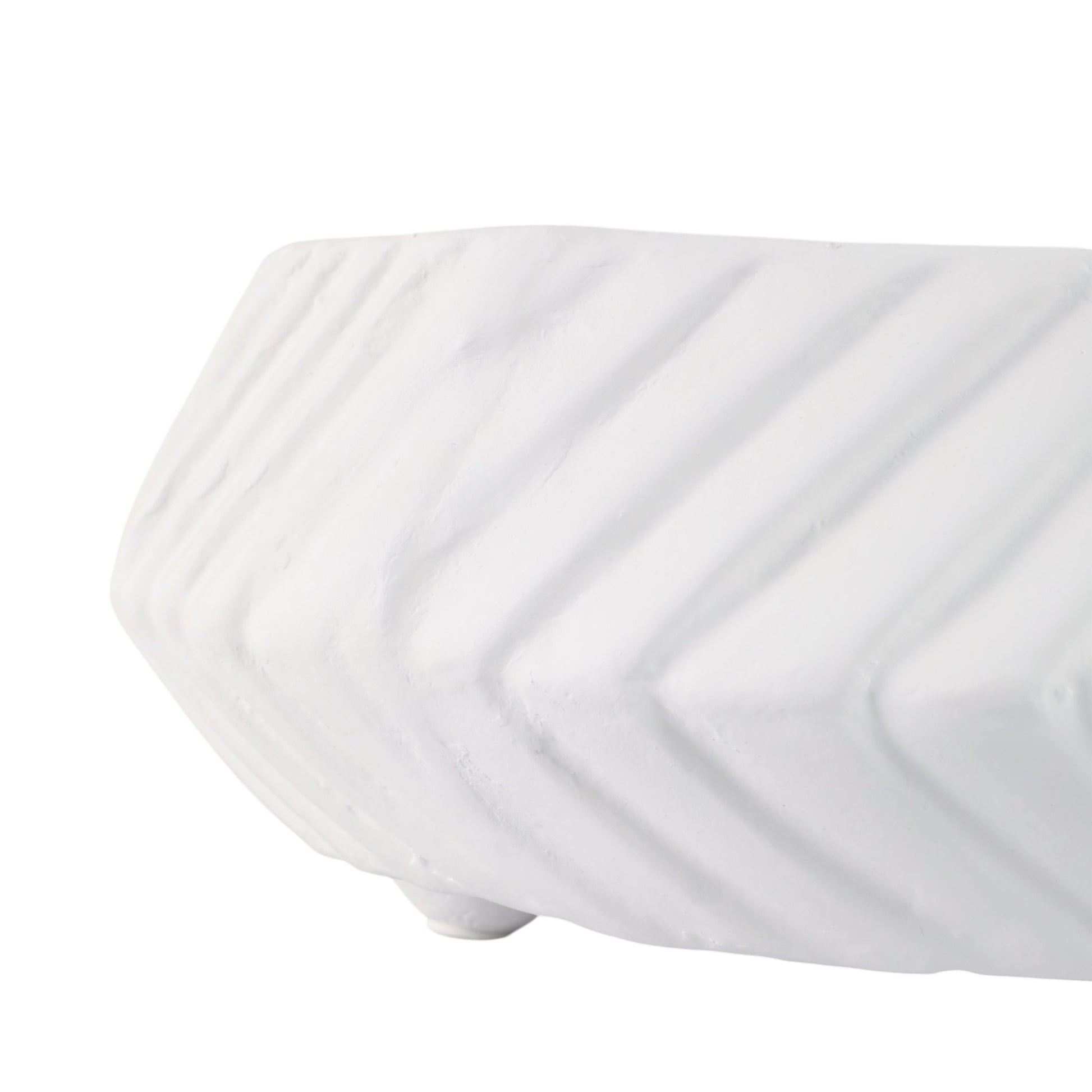 S/2 11/15" TAPERED ECOMIX BOWLS WITH LINES, WHITE Table Decors| Sagebrook Home