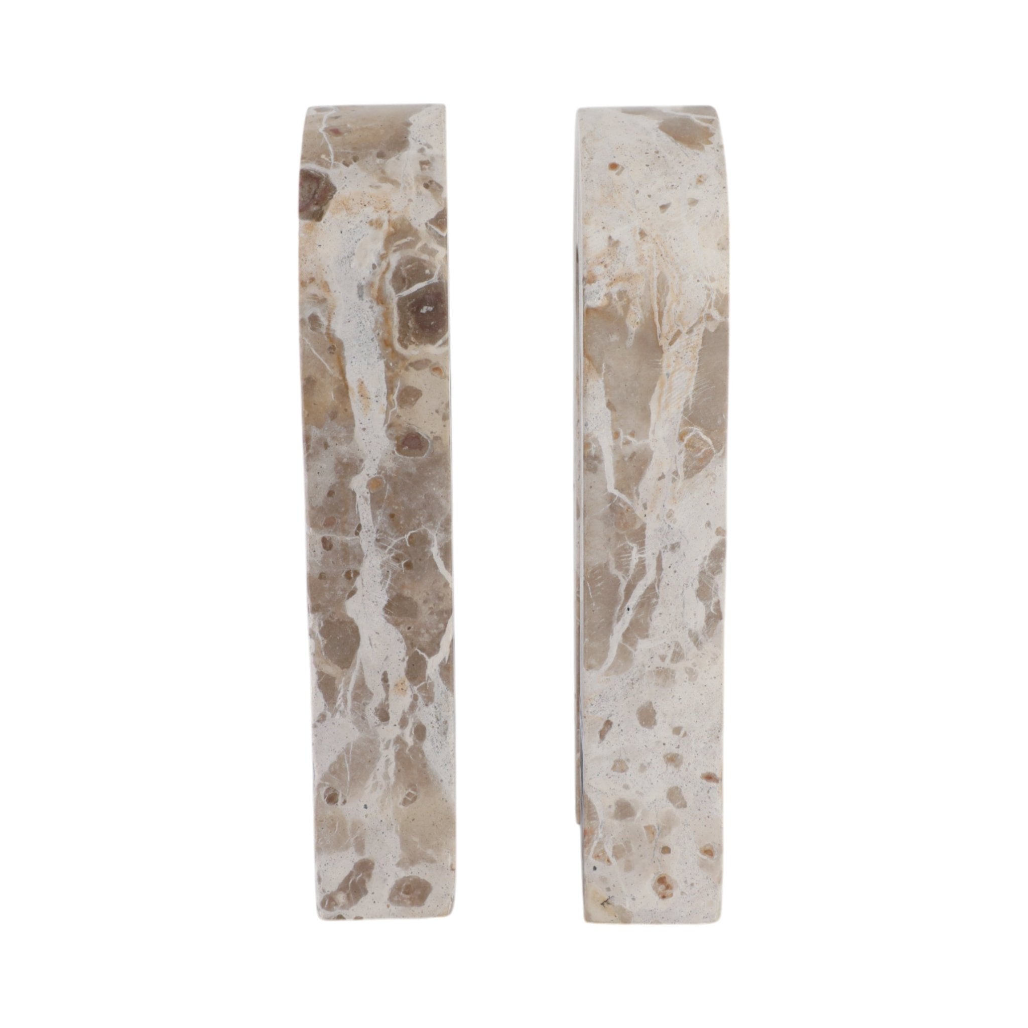 S/2 12" Pompano Beige Marble Arches Table Decors| Sagebrook Home