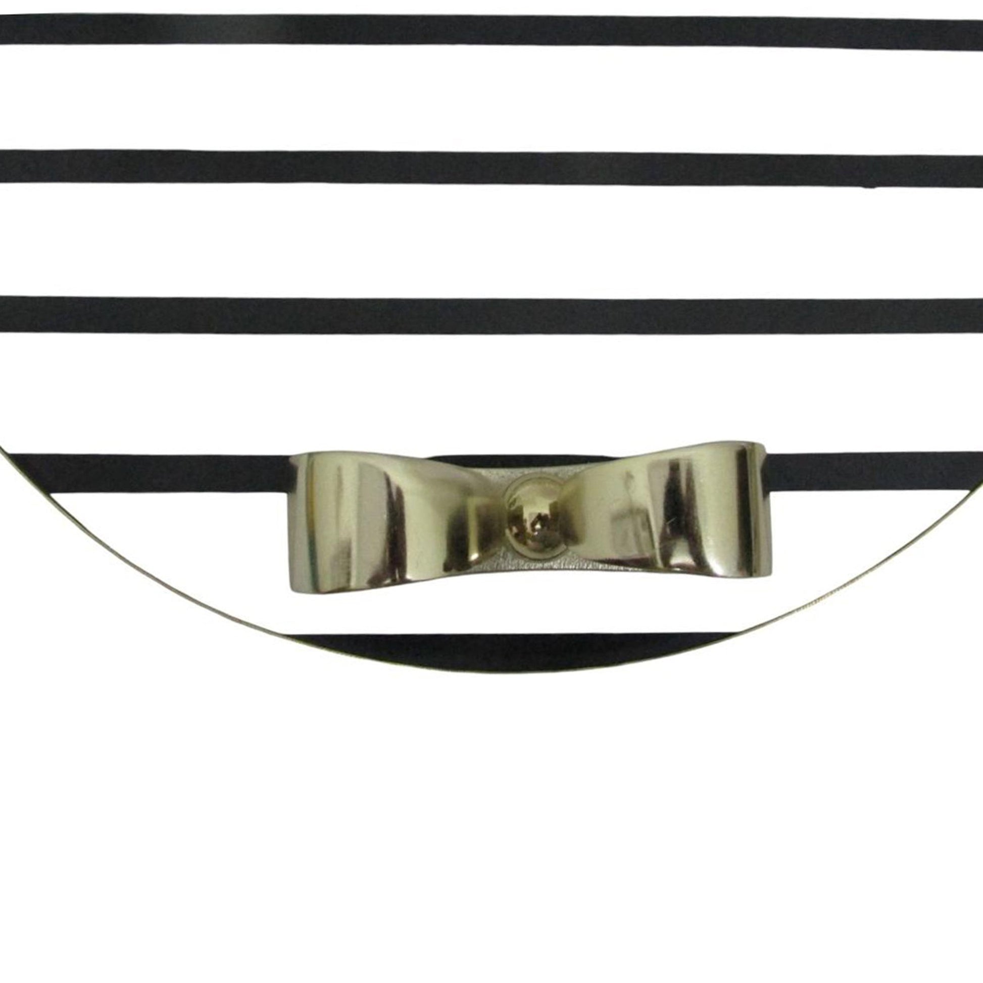 S/2 12/14" Platted Blk & White Trays Table Decors| Sagebrook Home