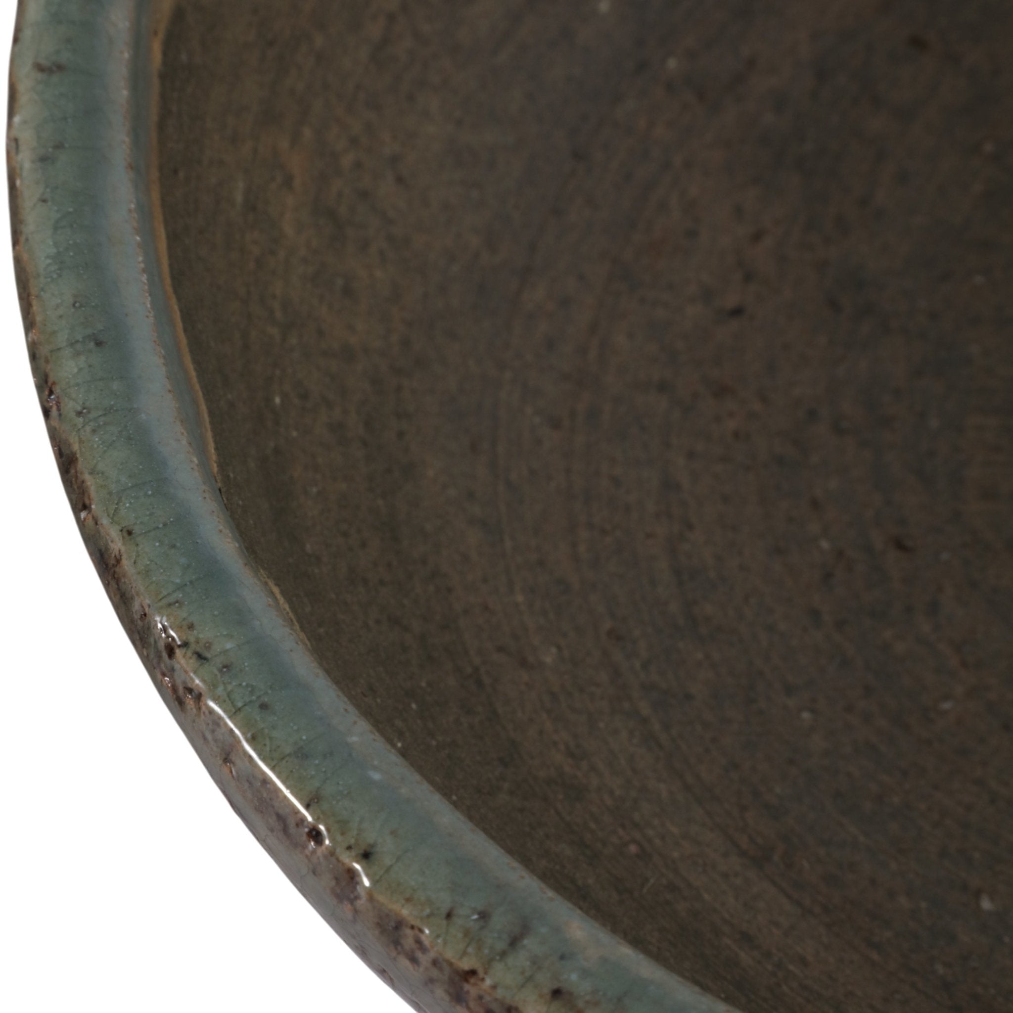 S/2 12/15" Bowls, Green/brown Bowl| Sagebrook Home