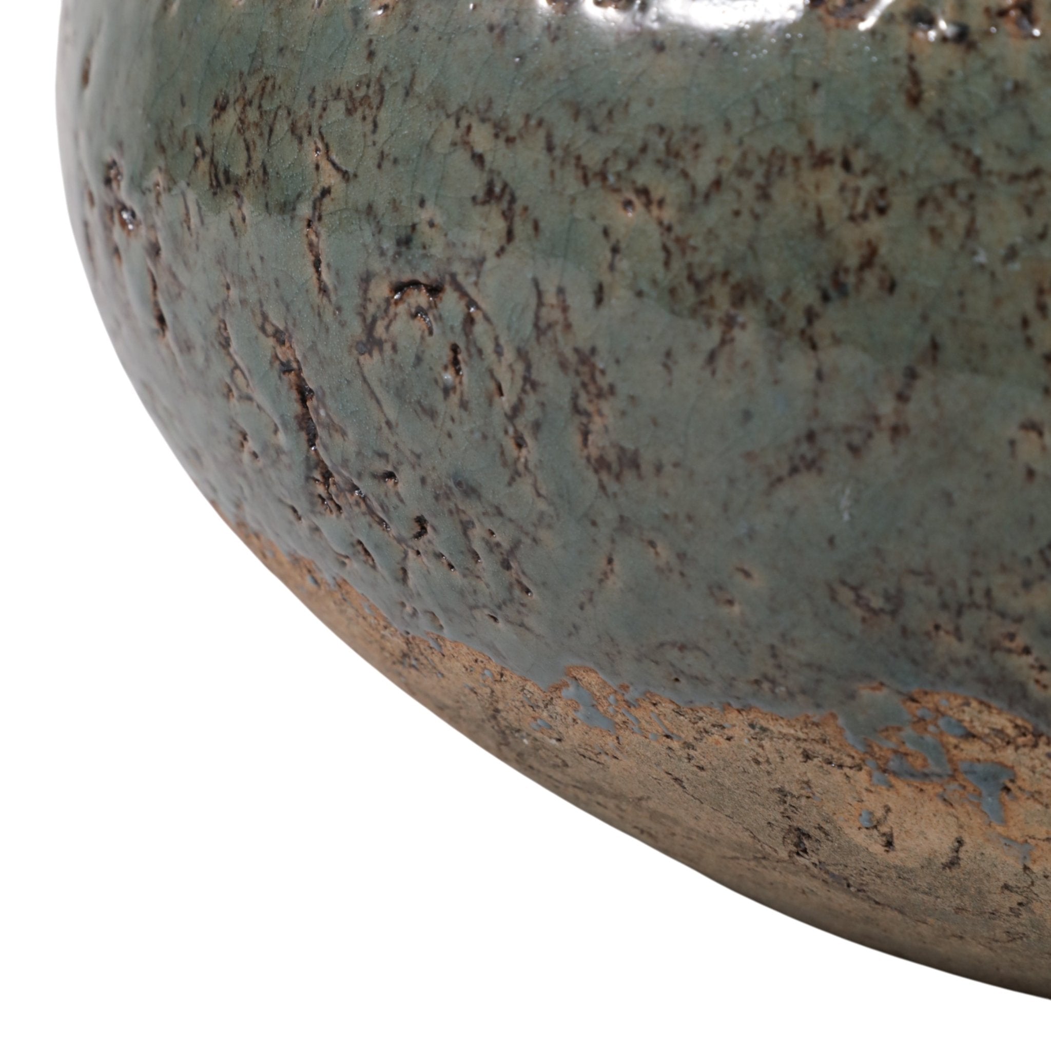 S/2 12/15" Bowls, Green/brown Bowl| Sagebrook Home