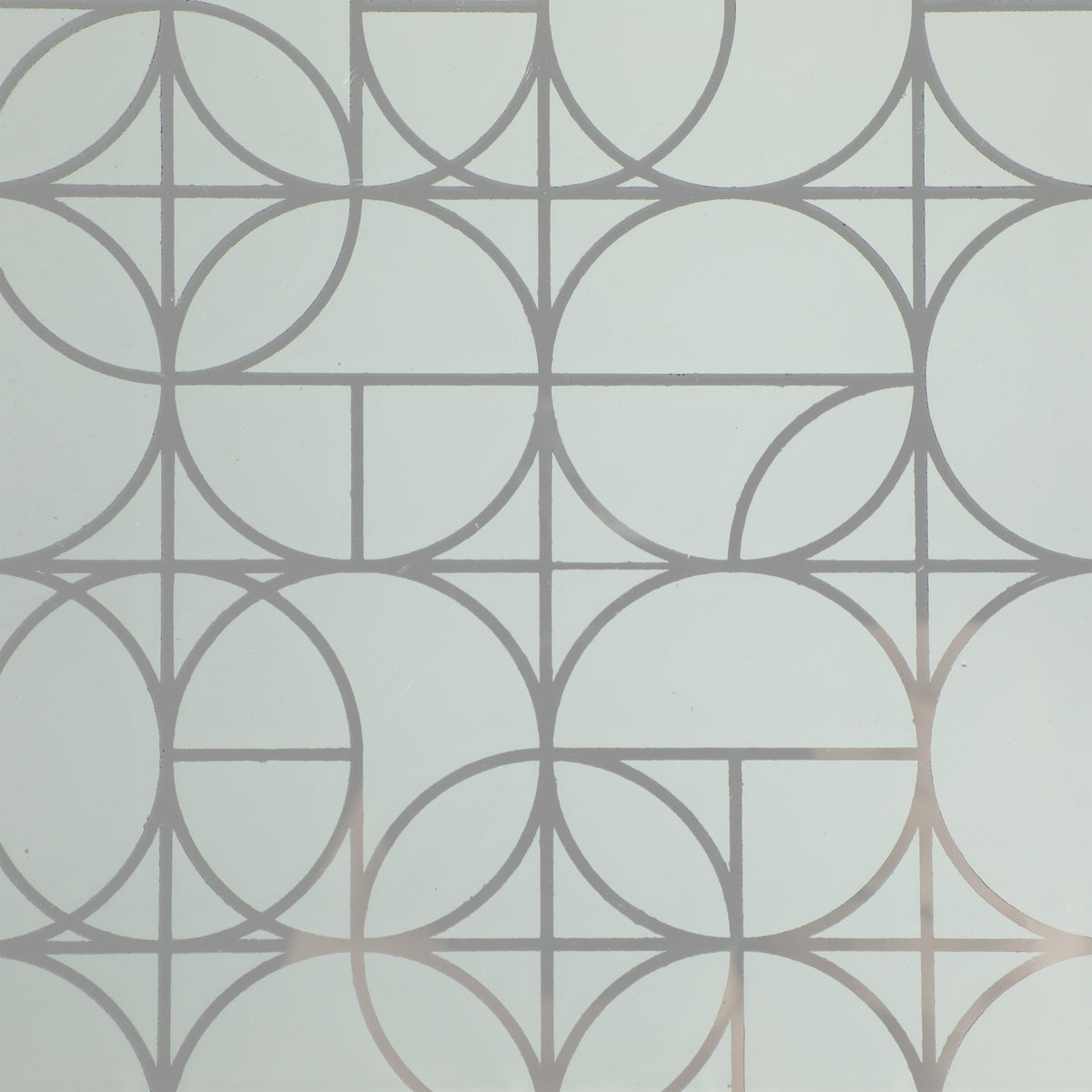S/2 12/16" Sparkly Geo Glass Trays, Silver Table Decors| Sagebrook Home