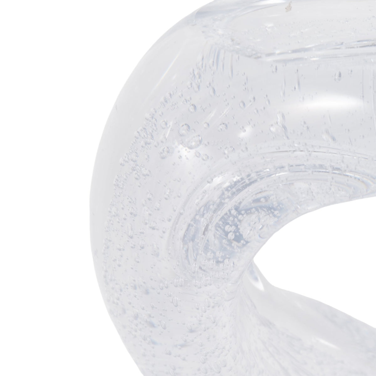 S/2 12/17" Celestine Glass Sculptures, Clear Table Decors| Sagebrook Home