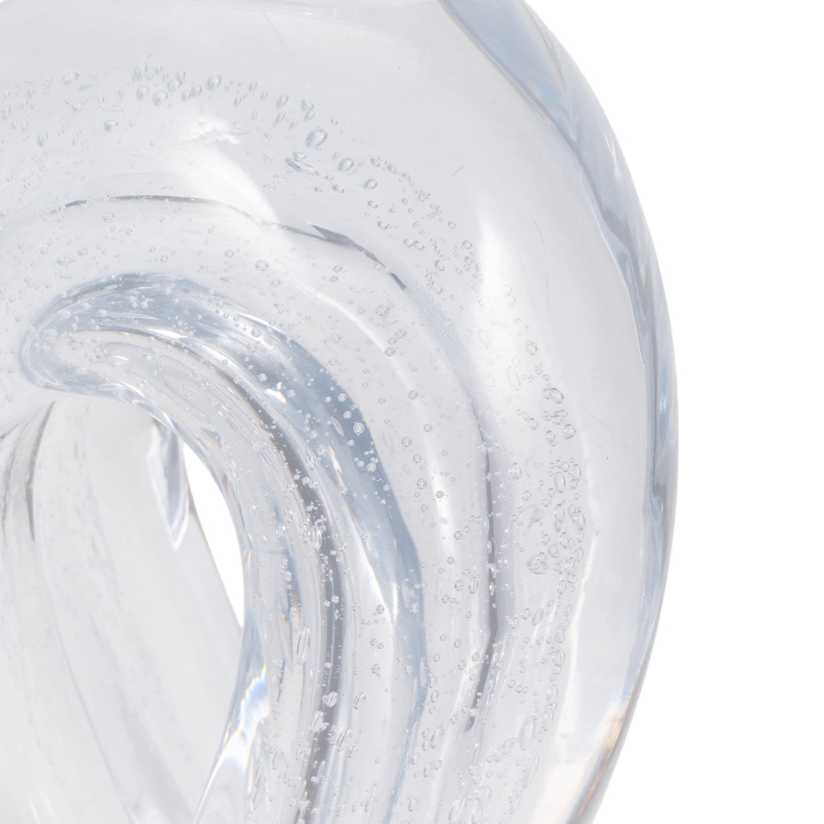 S/2 12/17" Celestine Glass Sculptures, Clear Table Decors| Sagebrook Home