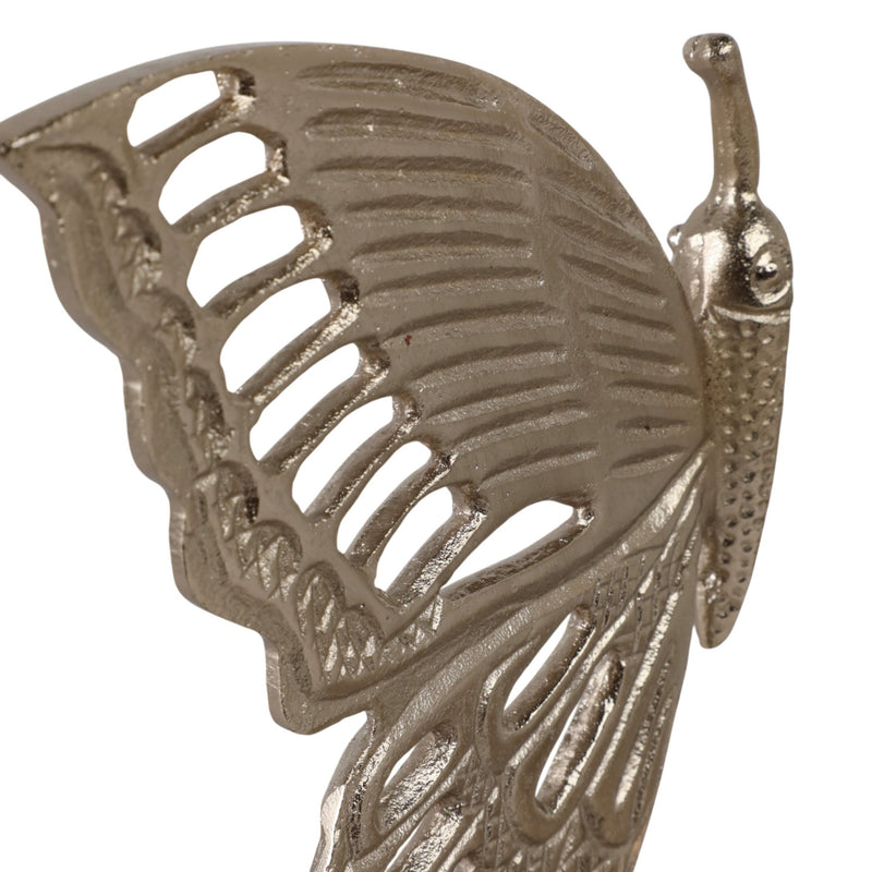 S/2 13" Clarke Butterfly Bookends, Gold - Al Rugaib Furniture