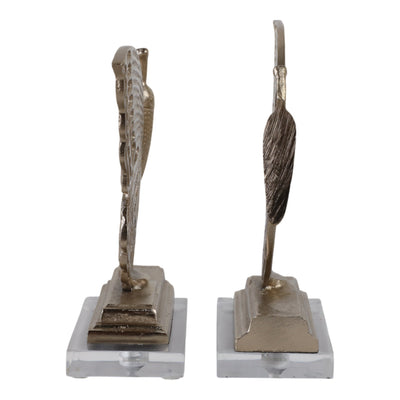 S/2 13" Clarke Butterfly Bookends, Gold - Al Rugaib Furniture