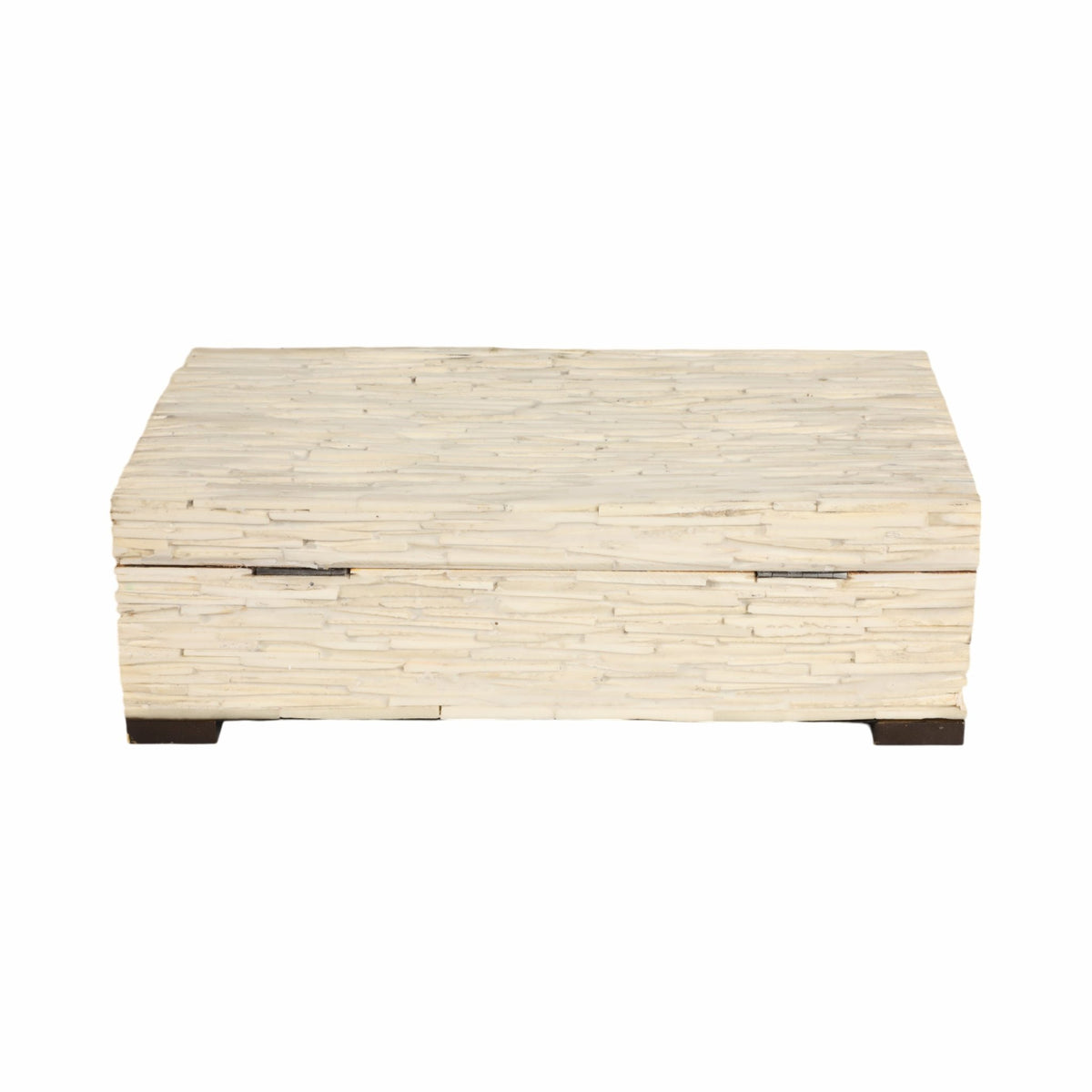 S/2 14/16" Hadwin Resin Cream Boxes Table Decors| Sagebrook Home