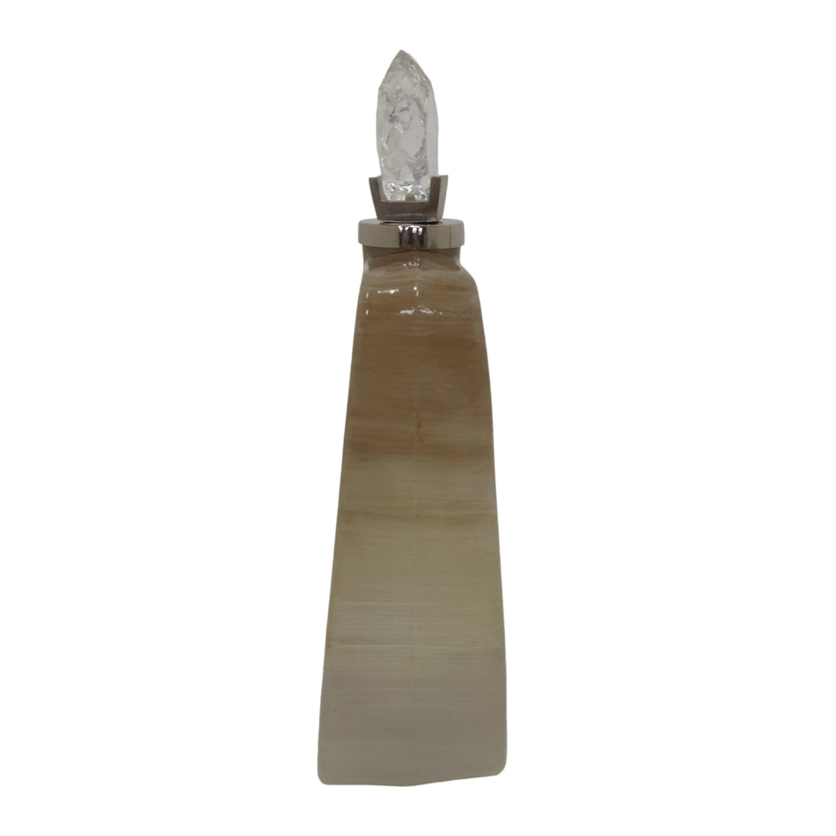 S/2 14/16" Laurier Glass Bottles W/acrylic Topper Vases and Jars| Sagebrook Home