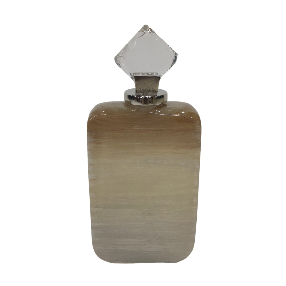 S/2 14/16" Laurier Glass Bottles W/acrylic Topper Vases and Jars| Sagebrook Home