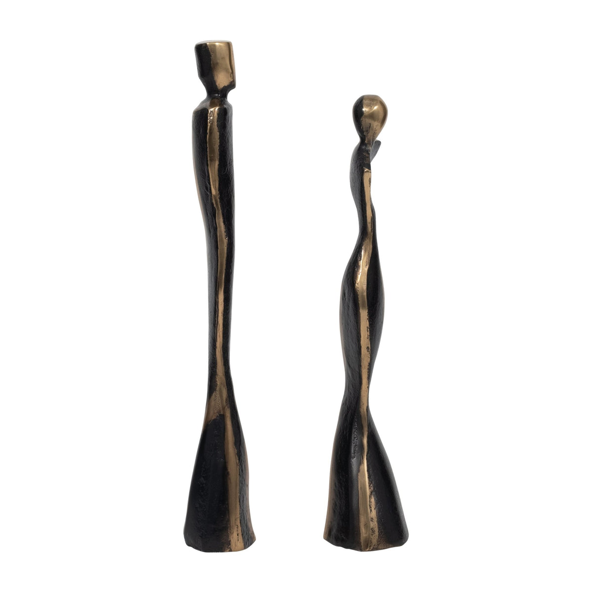 S/2 14/16" Torren Couple Statuary, Bronze Table Decors| Sagebrook Home
