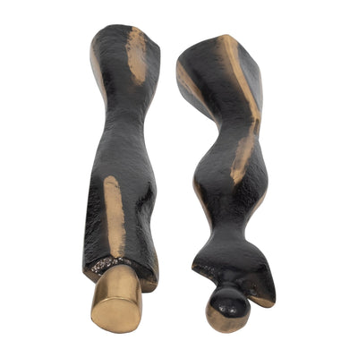 S/2 14/16" Torren Couple Statuary, Bronze - Al Rugaib Furniture