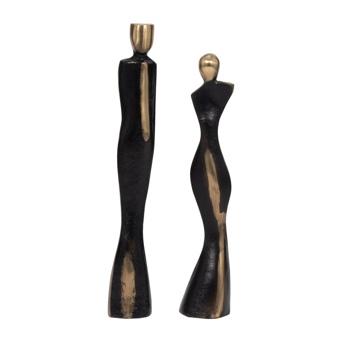 S/2 14/16" Torren Couple Statuary, Bronze Table Decors| Sagebrook Home
