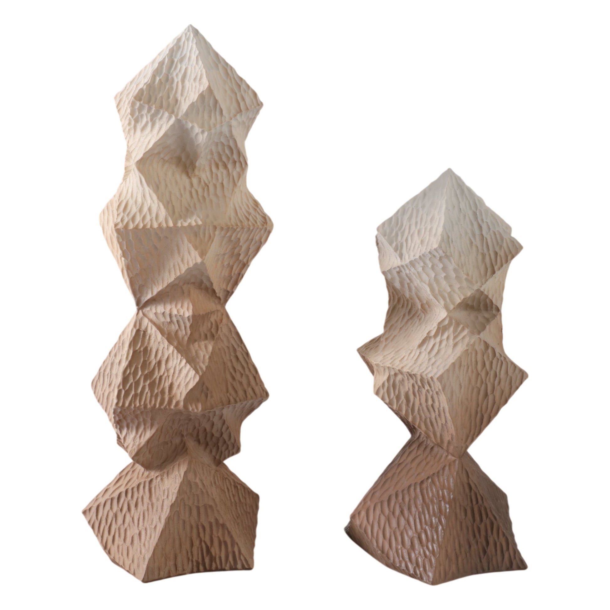 S/2 14/19" Kirby Abstract Ombre Statuary Table Decors| Sagebrook Home