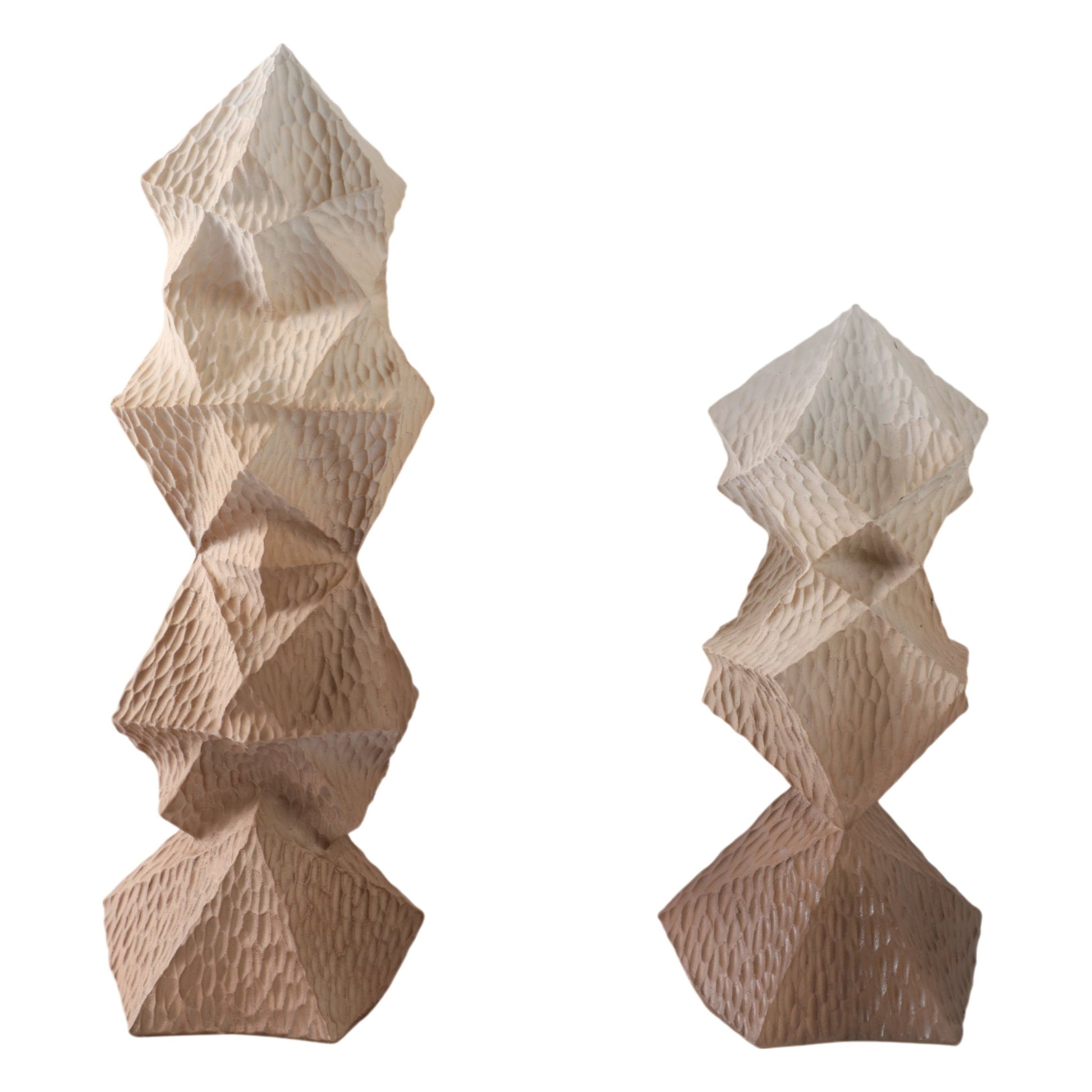 S/2 14/19" Kirby Abstract Ombre Statuary Table Decors| Sagebrook Home