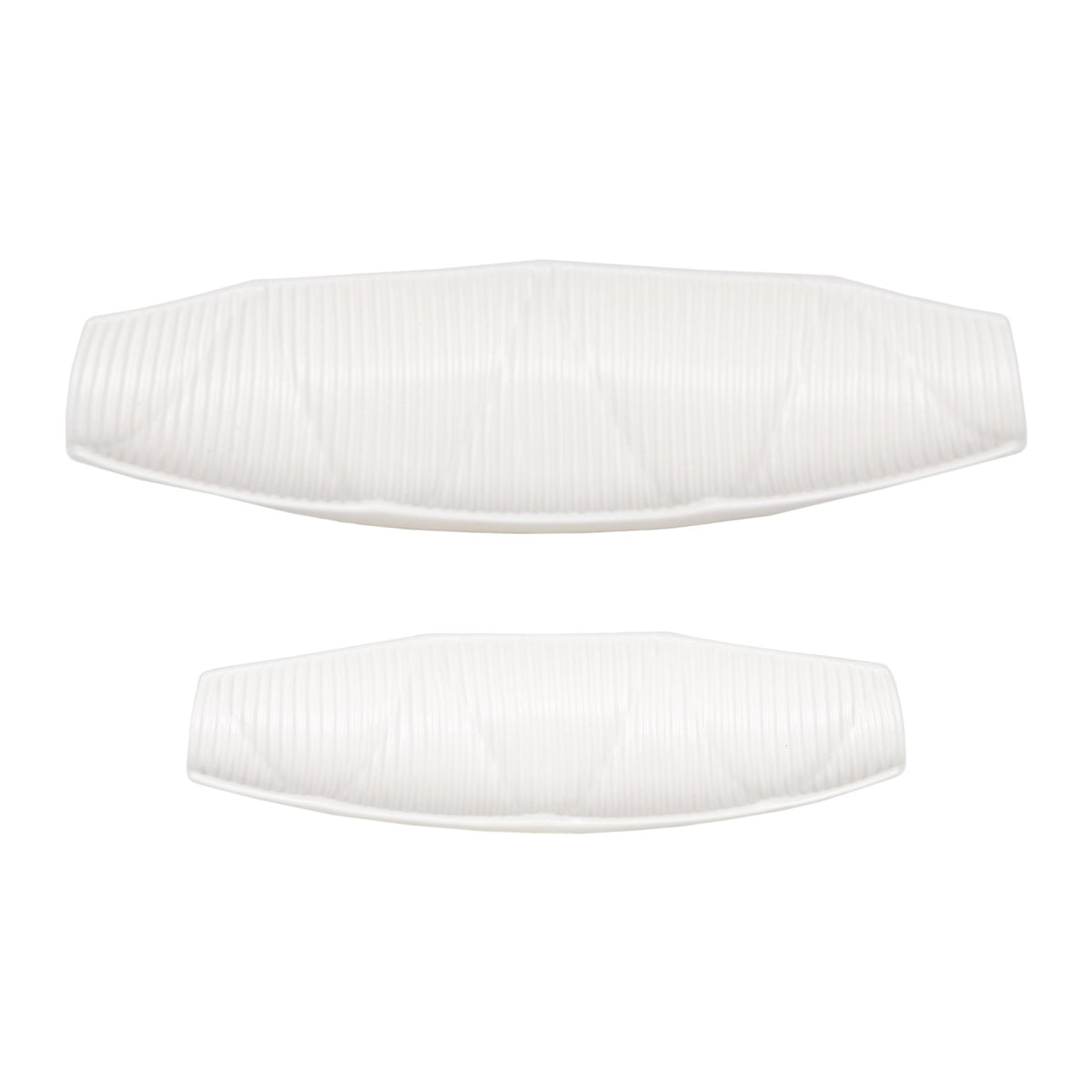 S/2 15/20" Salzburg White Bowls Table Decors| Sagebrook Home