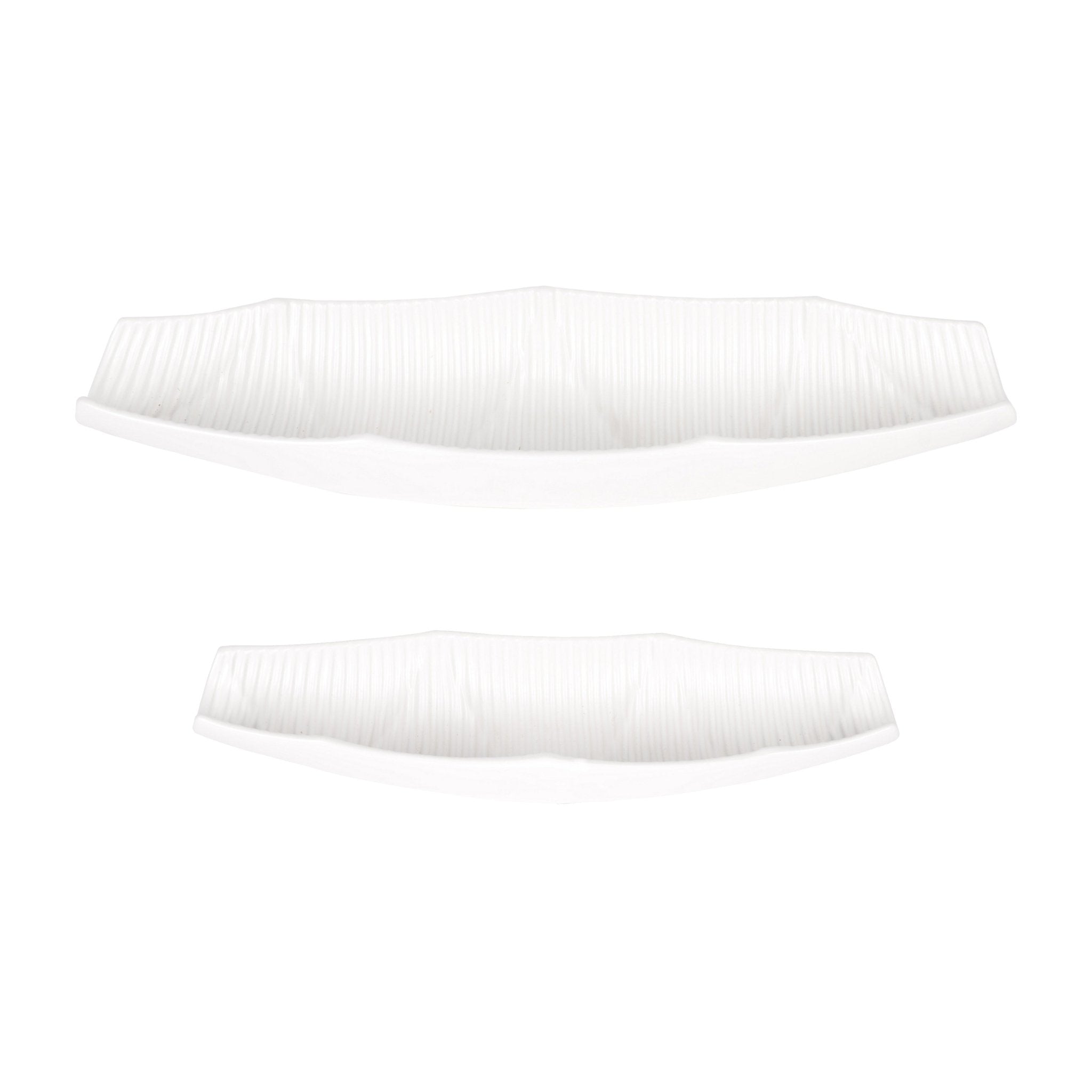 S/2 15/20" Salzburg White Bowls Table Decors| Sagebrook Home