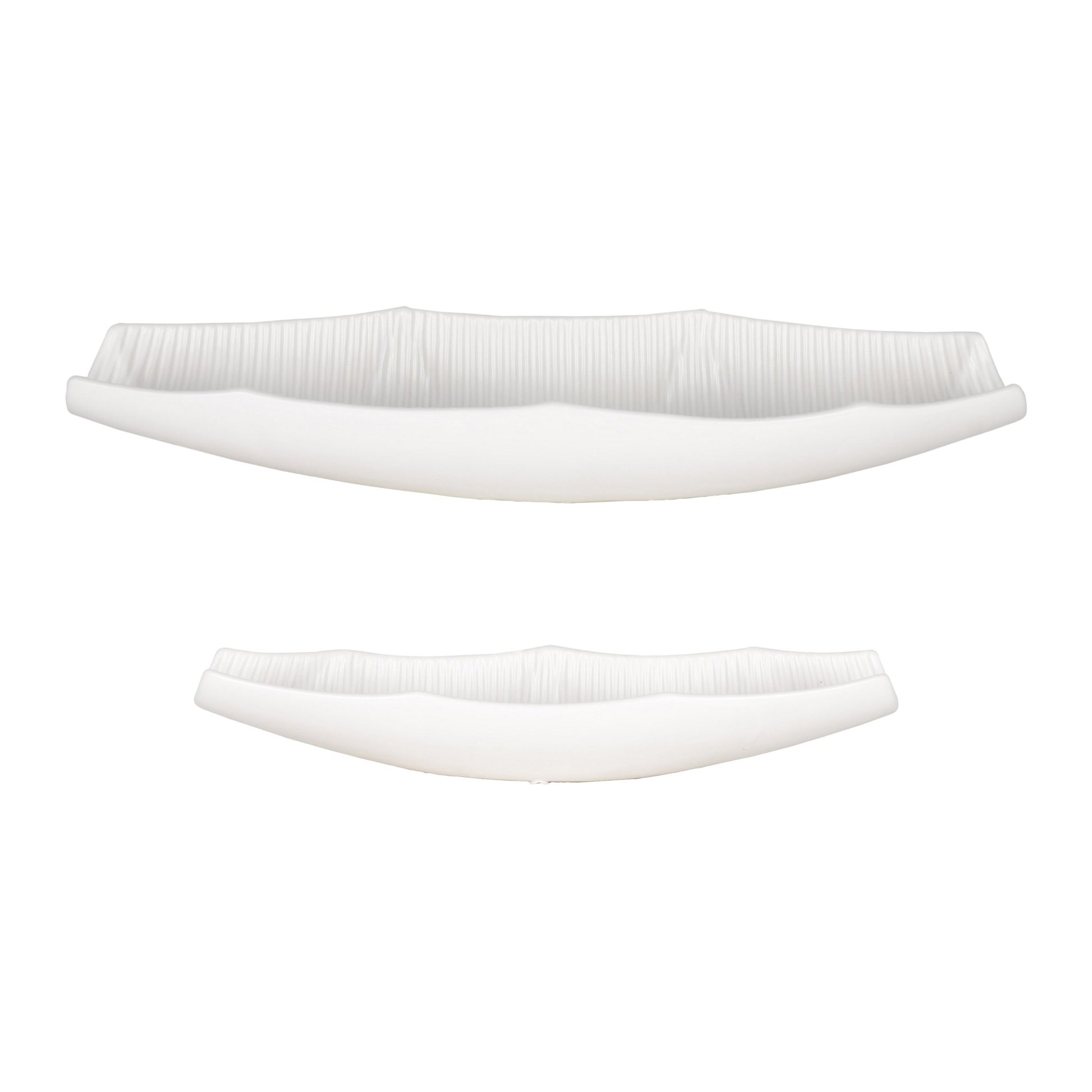 S/2 15/20" Salzburg White Bowls Table Decors| Sagebrook Home