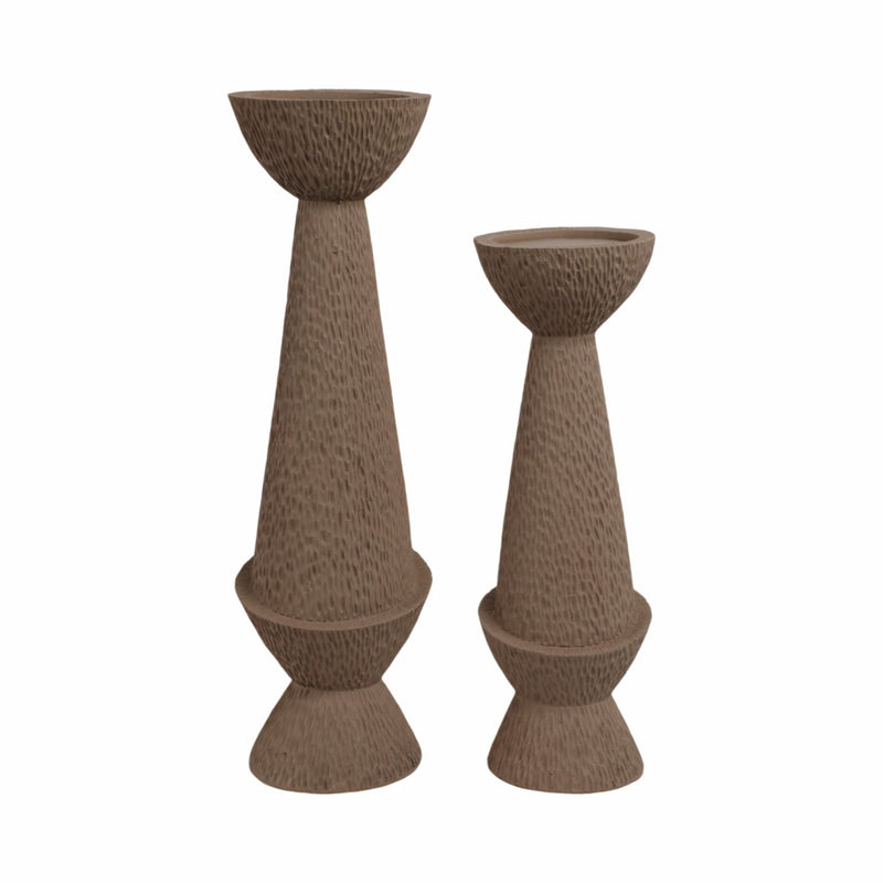 S/2 16/20" Herstal Candle Holders - Al Rugaib Furniture