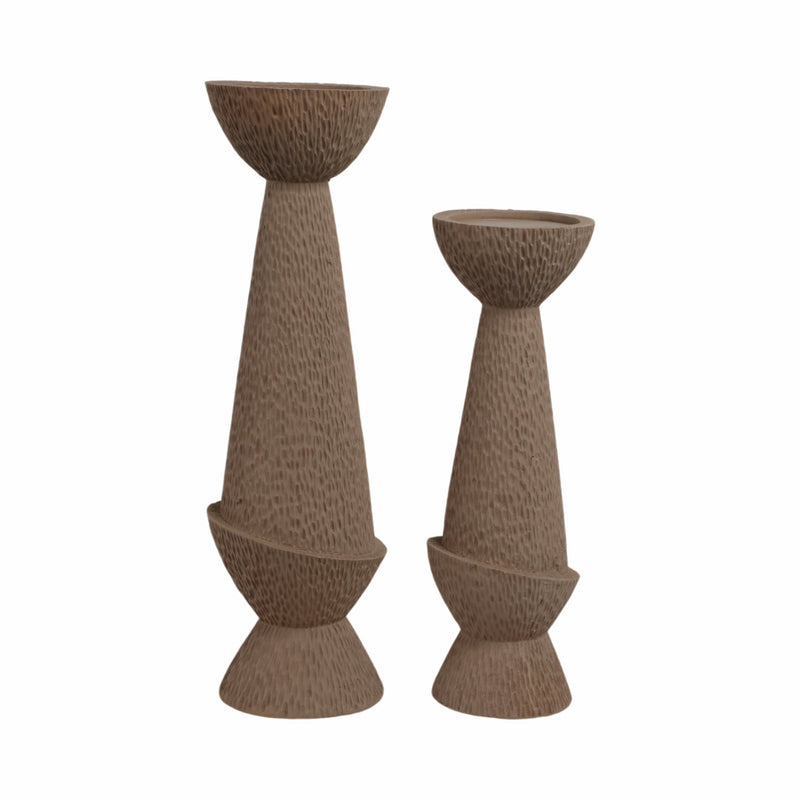 S/2 16/20" Herstal Candle Holders - Al Rugaib Furniture