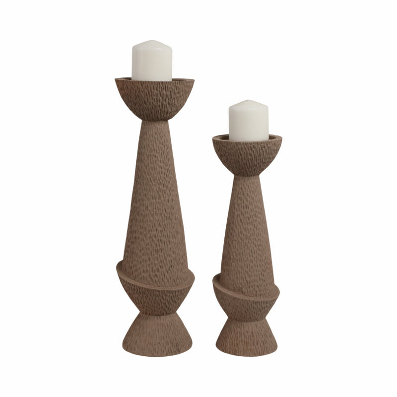 S/2 16/20" Herstal Candle Holders - Al Rugaib Furniture
