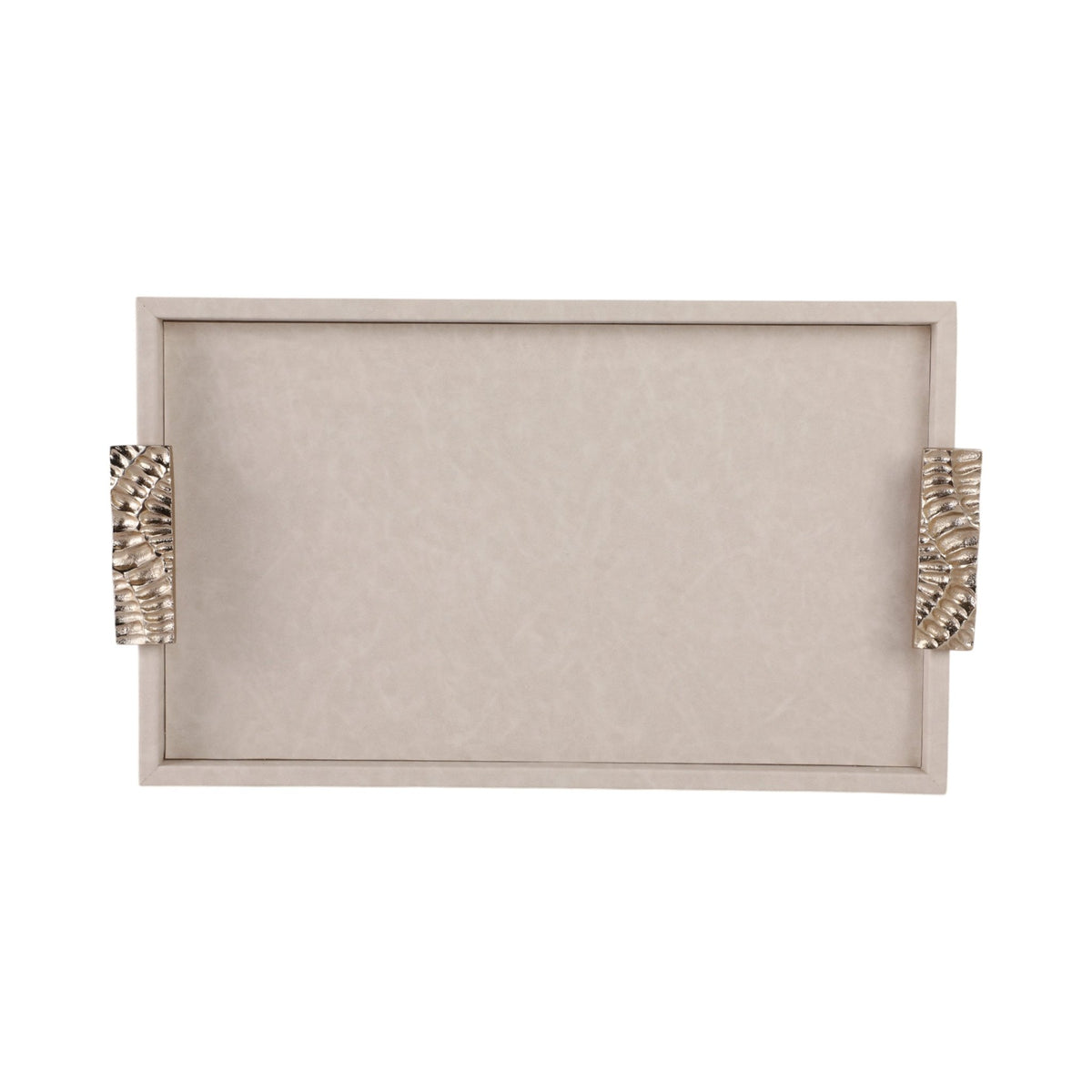 S/2 16/20" MARQUIS TRAYS WITH ALUMINIUM HARDWARE Table Decors| Sagebrook Home
