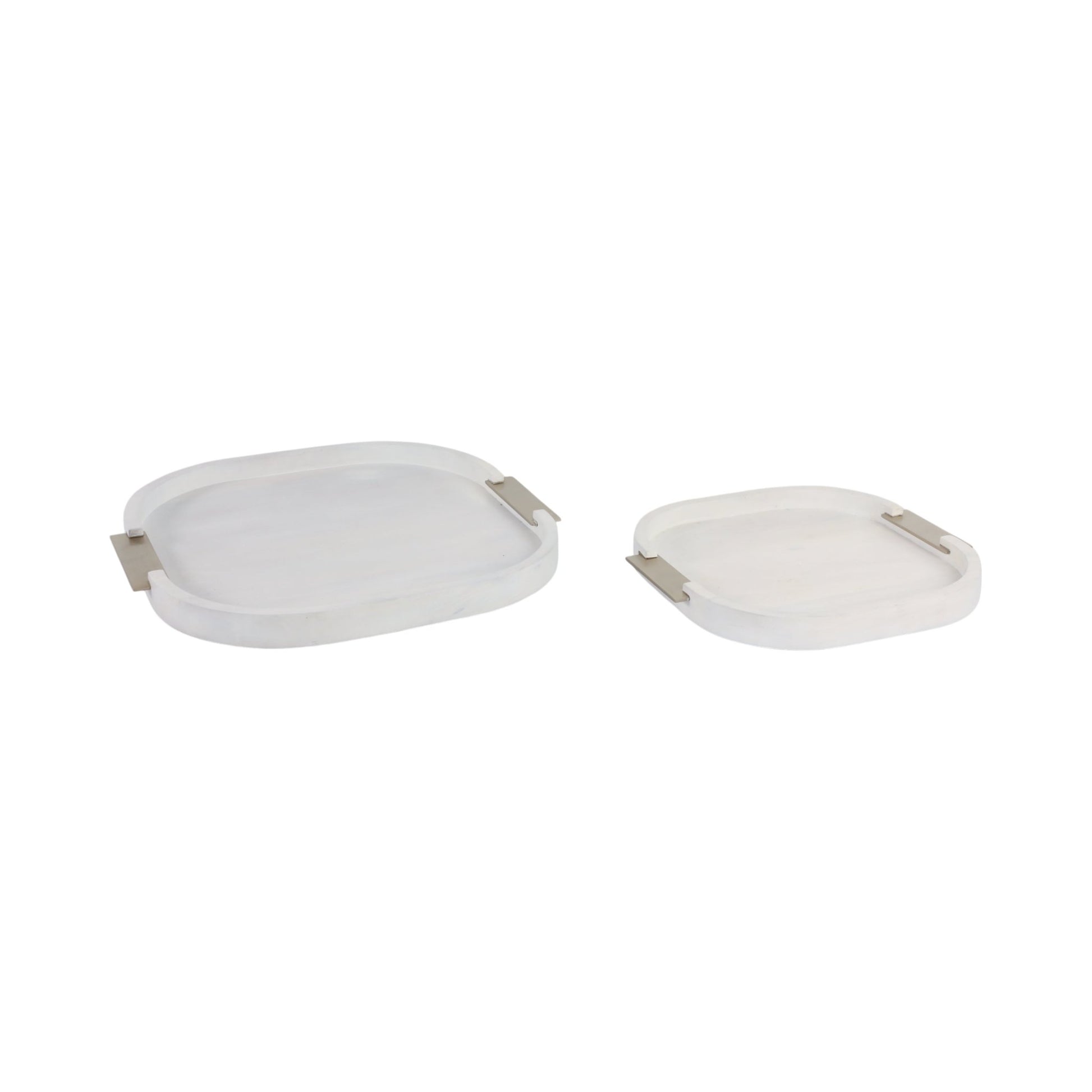 S/2 18/14" Colchester Wood Trays Table Decors| Sagebrook Home