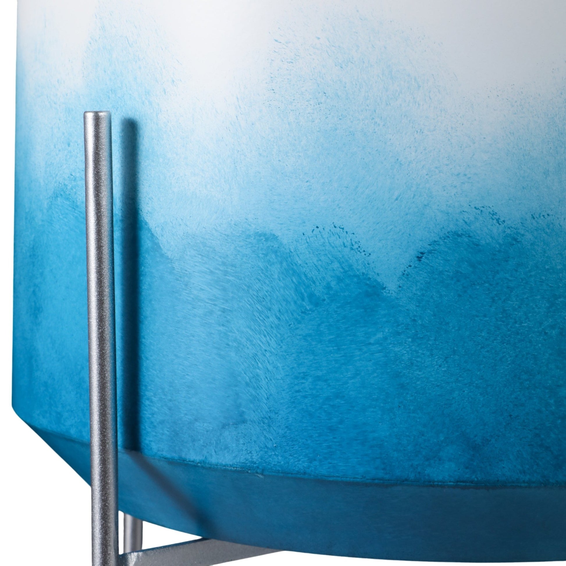 S/2 19/23" Ombre Metal Planters On Stands, Blue Kd Planter| Sagebrook Home